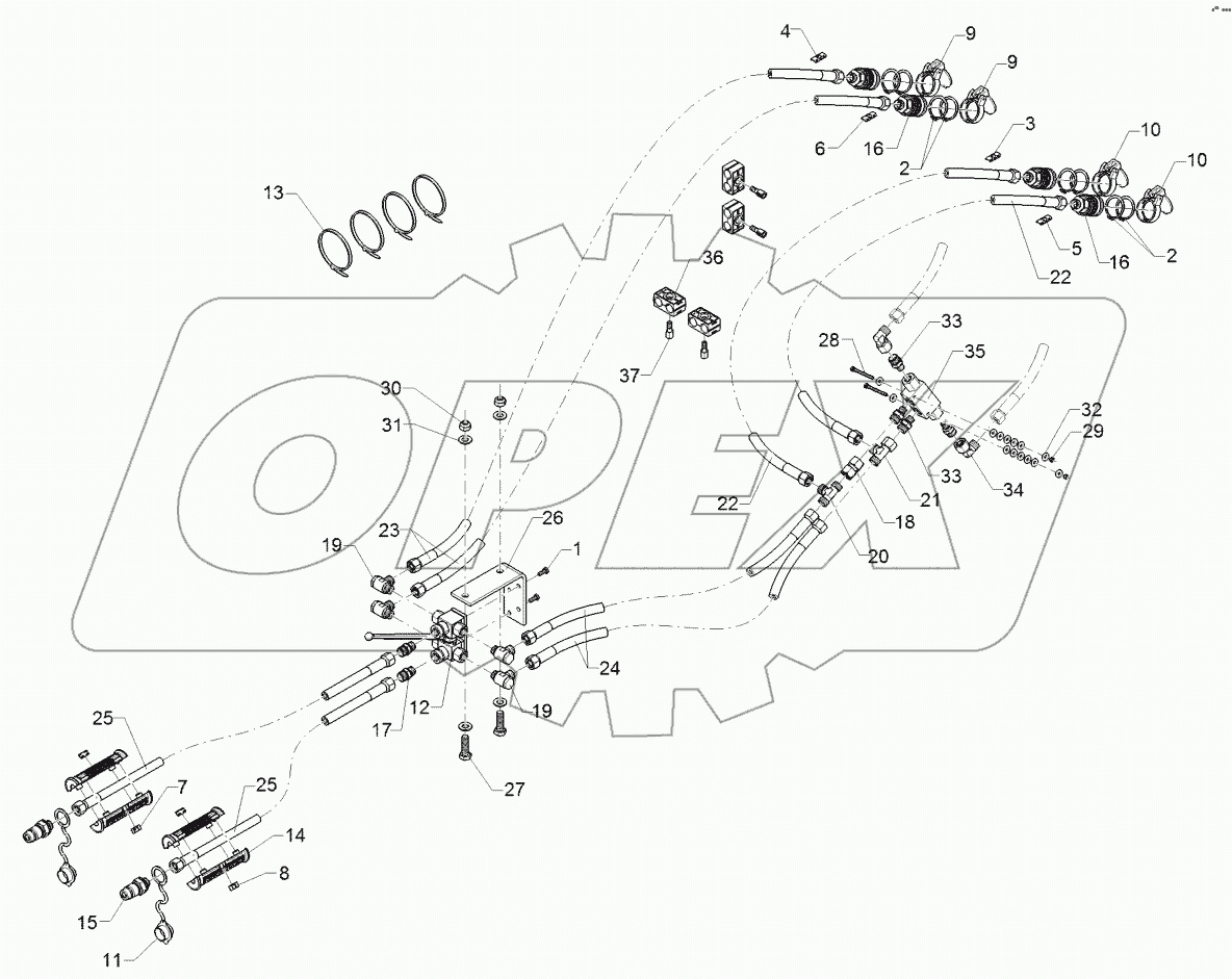 67510629 Hydraulic assembly