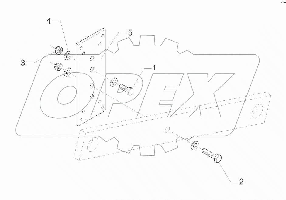 67010175 Holder plate
