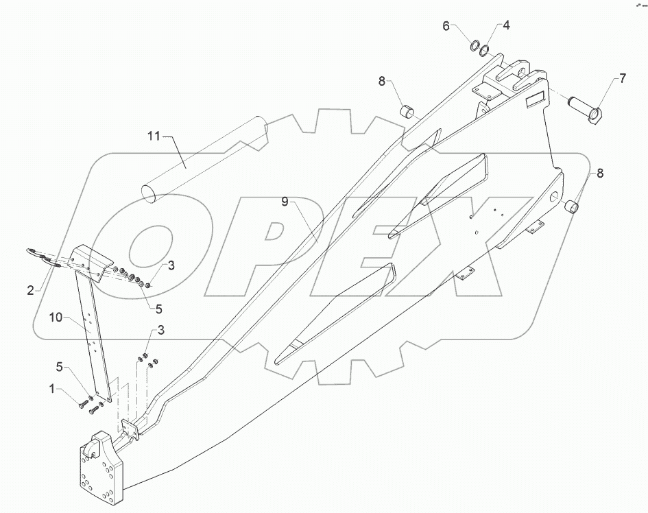 64010070 Drawbar