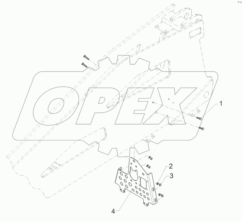 67510692 Connecting plate