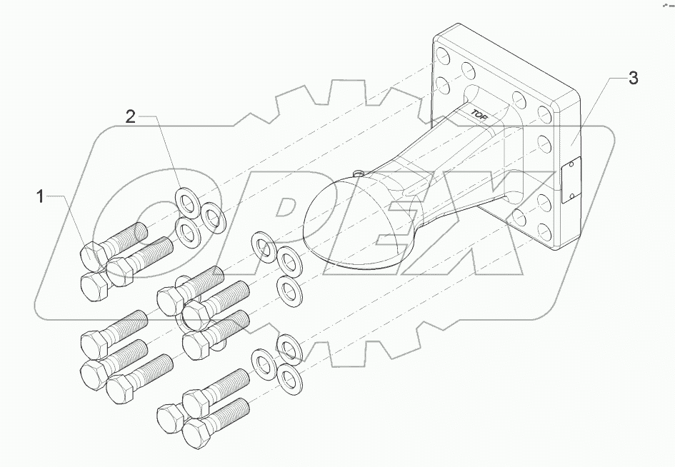 64010094 Ball-shaped coupling