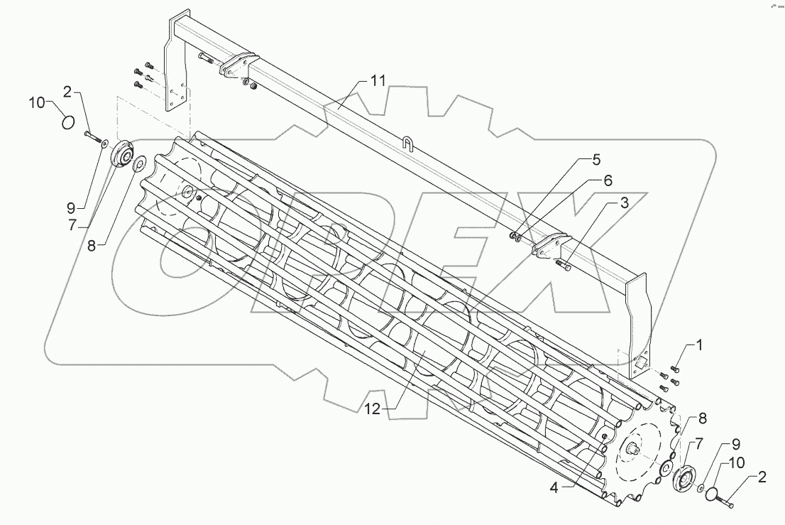 6227275 Tube bar roller
