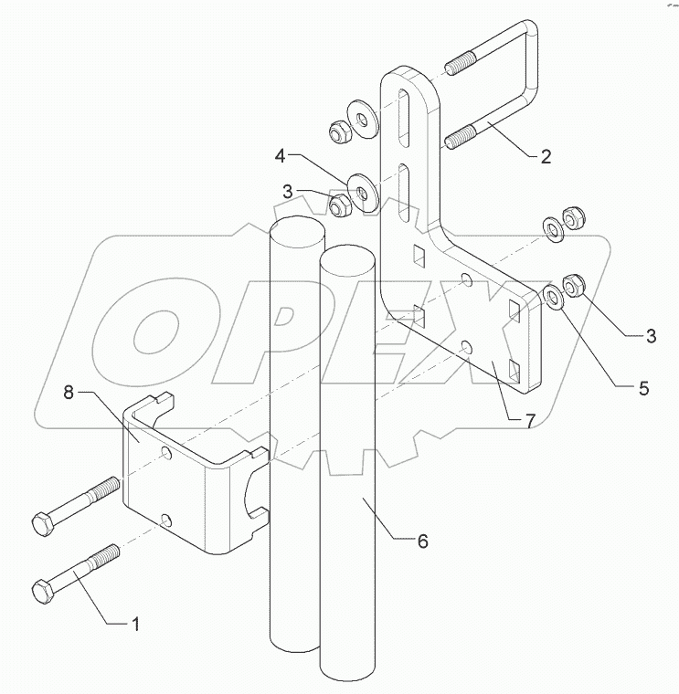 61210093 Levelling harrow