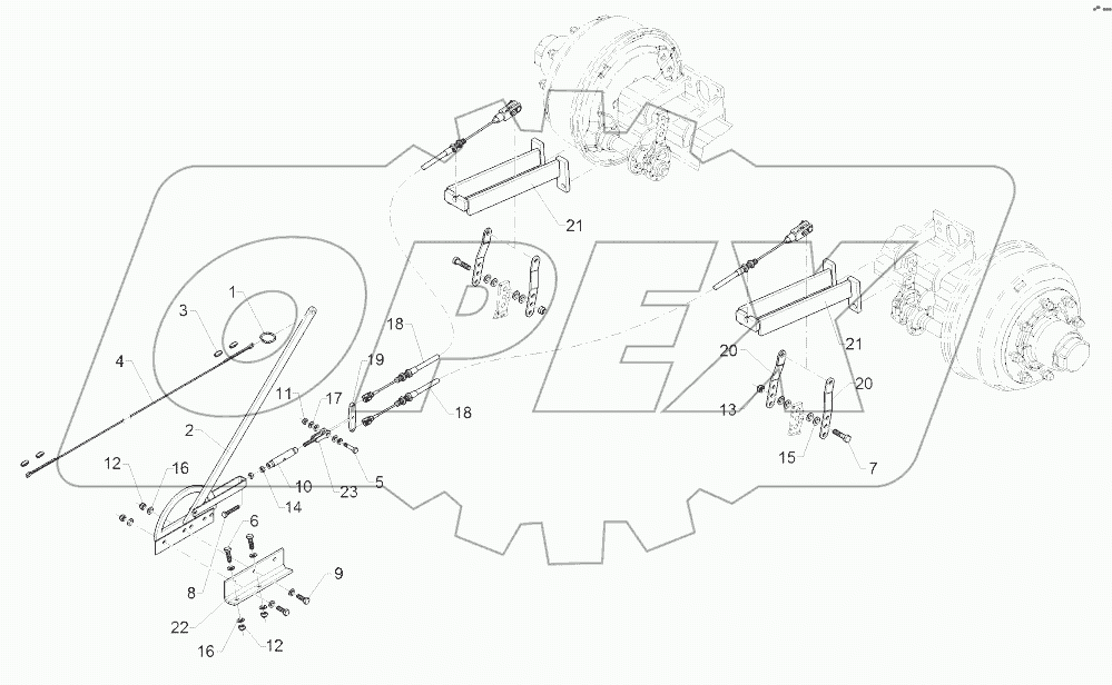  65010094 Parking brake system