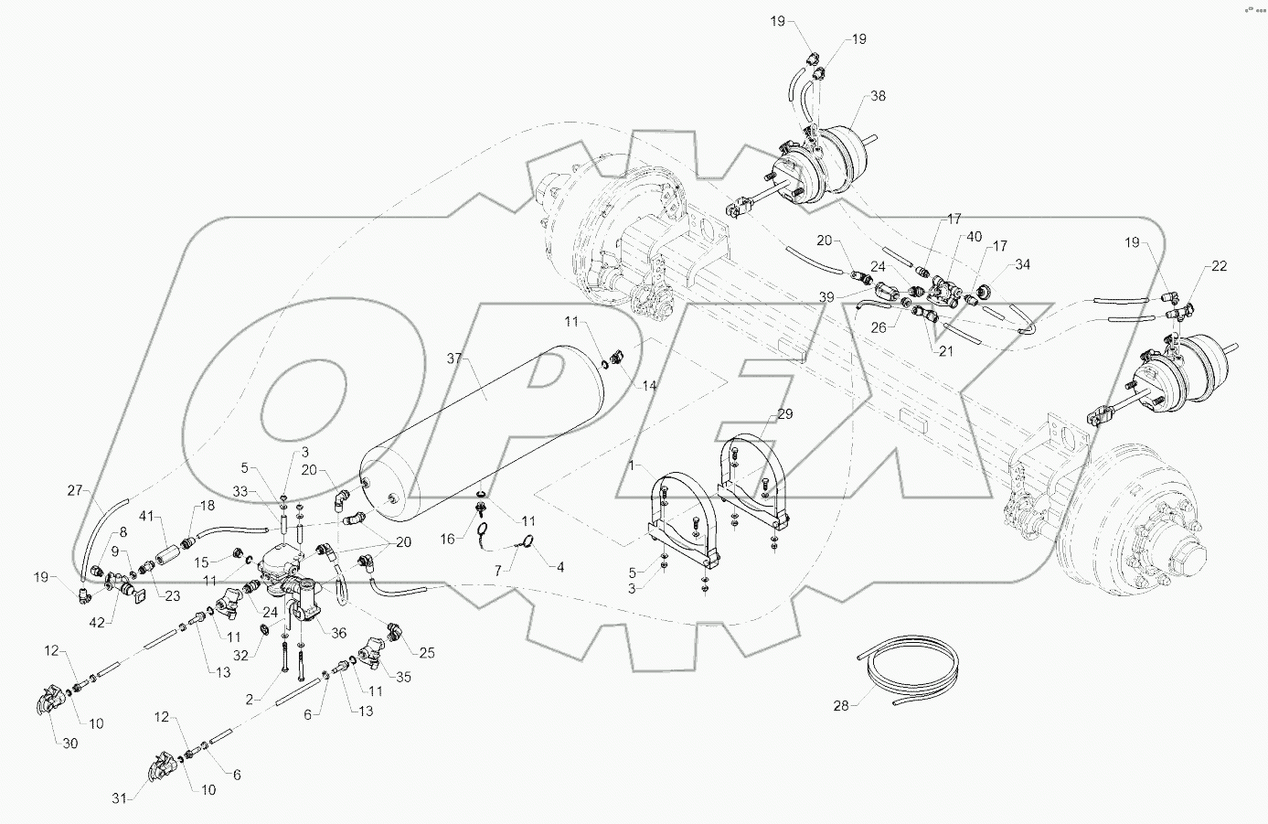  67710057 Compressed-air brake