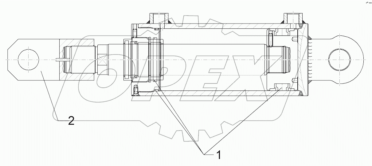  5752264 Hydraulic ram