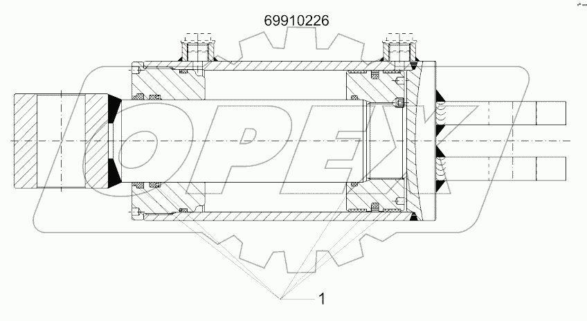  57510289 Hydraulic ram