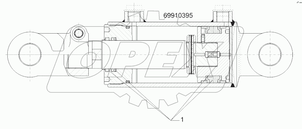 57510848 Hydraulic ram