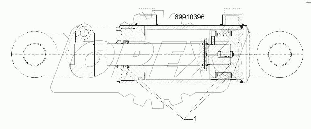 57510849 Hydraulic ram