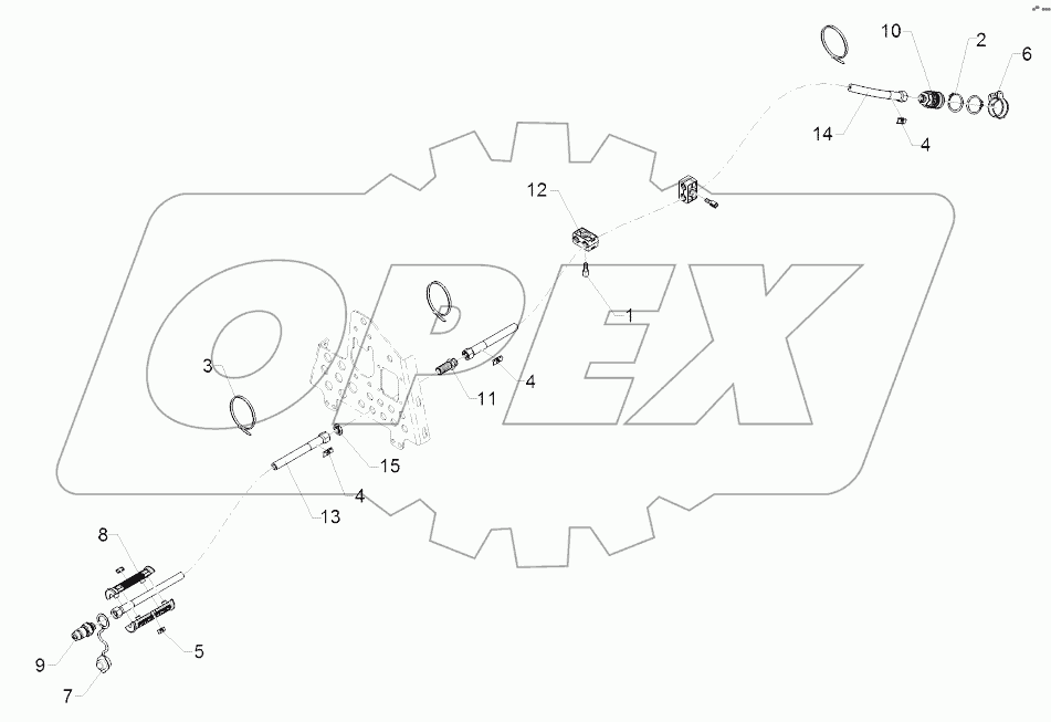  67510635 Hydraulic Supply Pipes