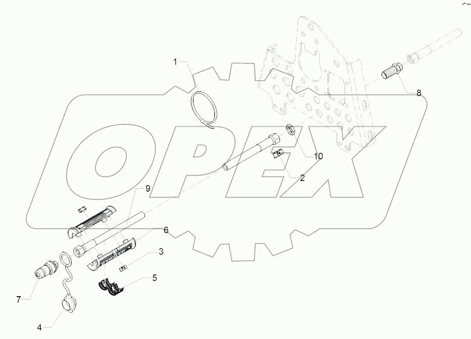  67510638 Hydraulic Supply Pipes