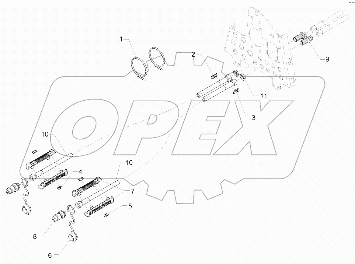  67510732 Hydraulic Supply Pipes