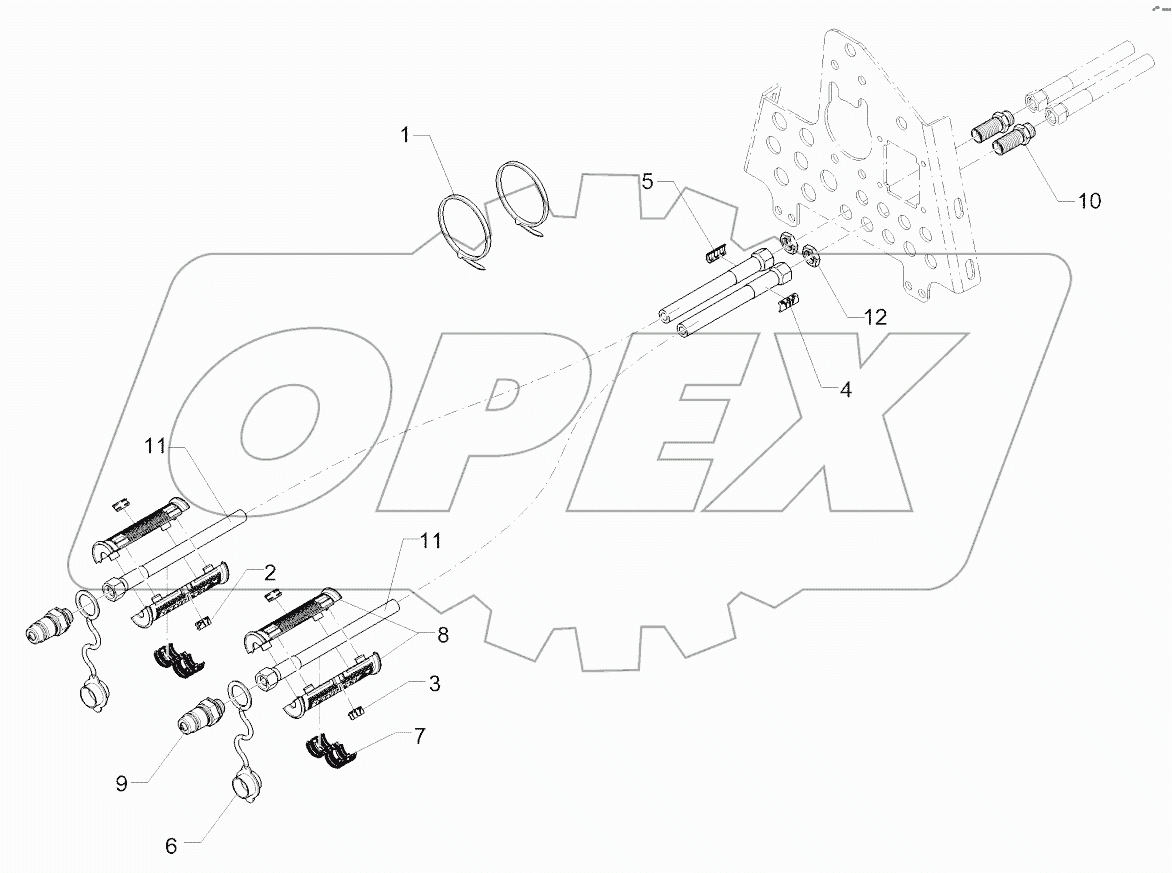  67510737 Hydraulic Supply Pipes