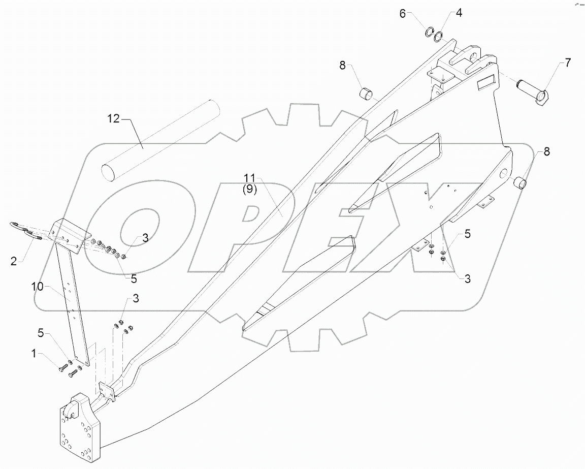  64010069 Drawbar