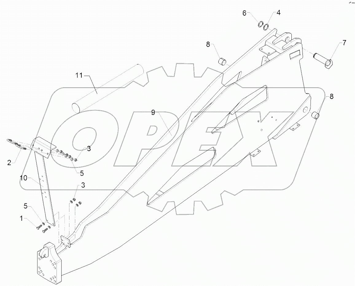  64010070 Drawbar