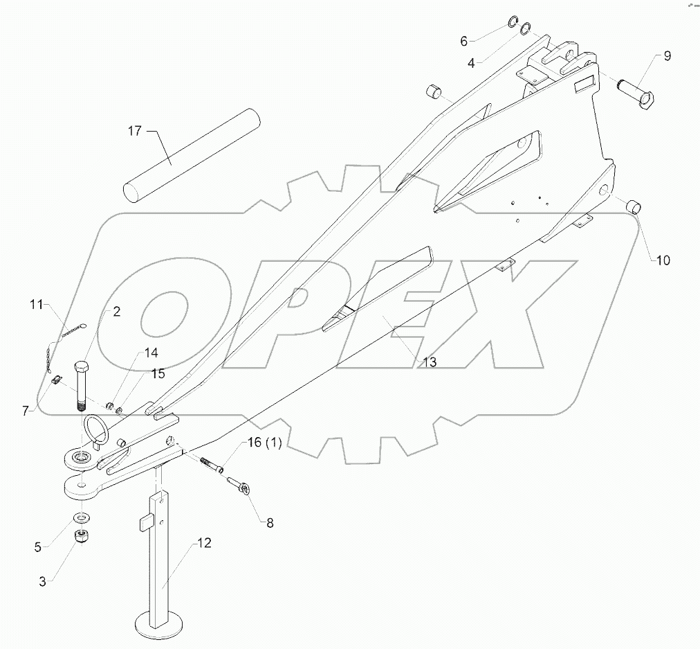  64010085 Drawbar