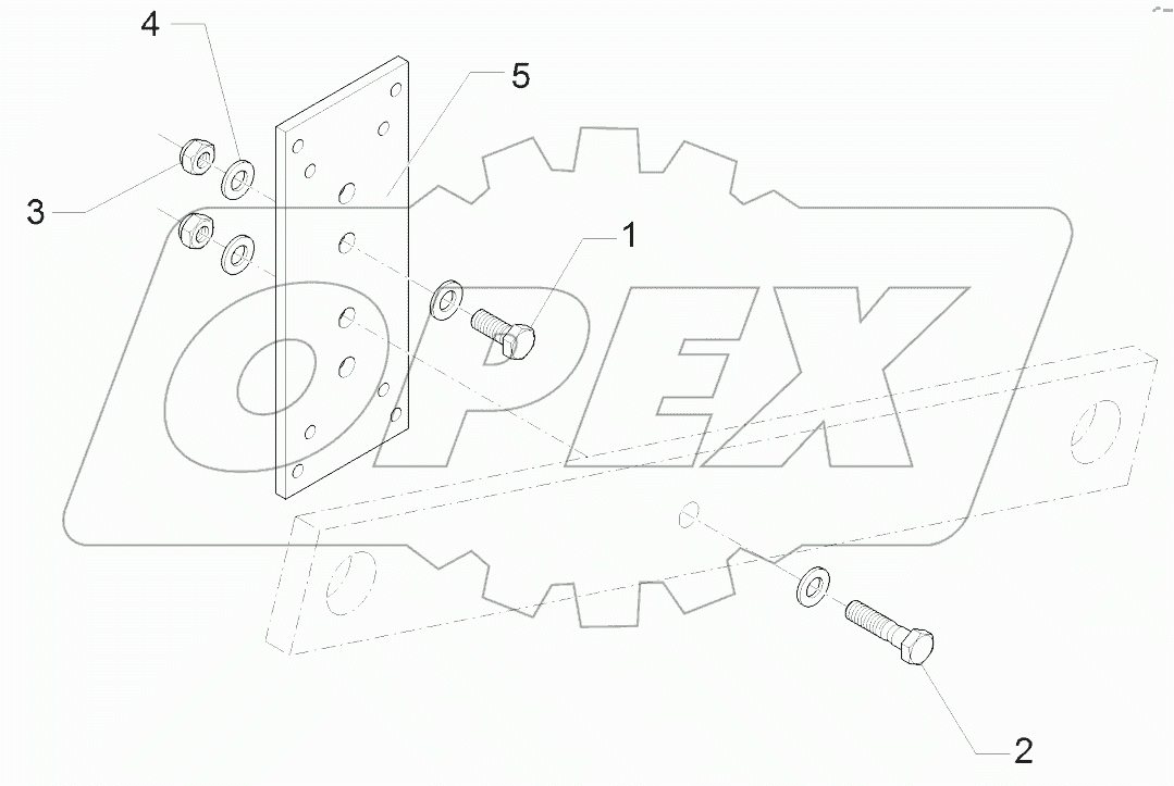  67010175 Holder plate
