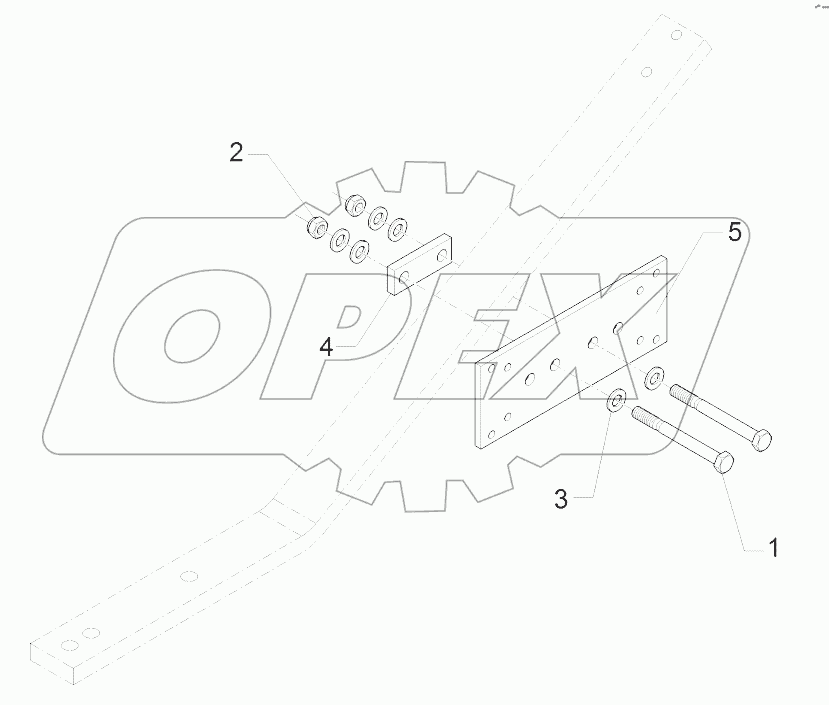  67010176 Holder plate