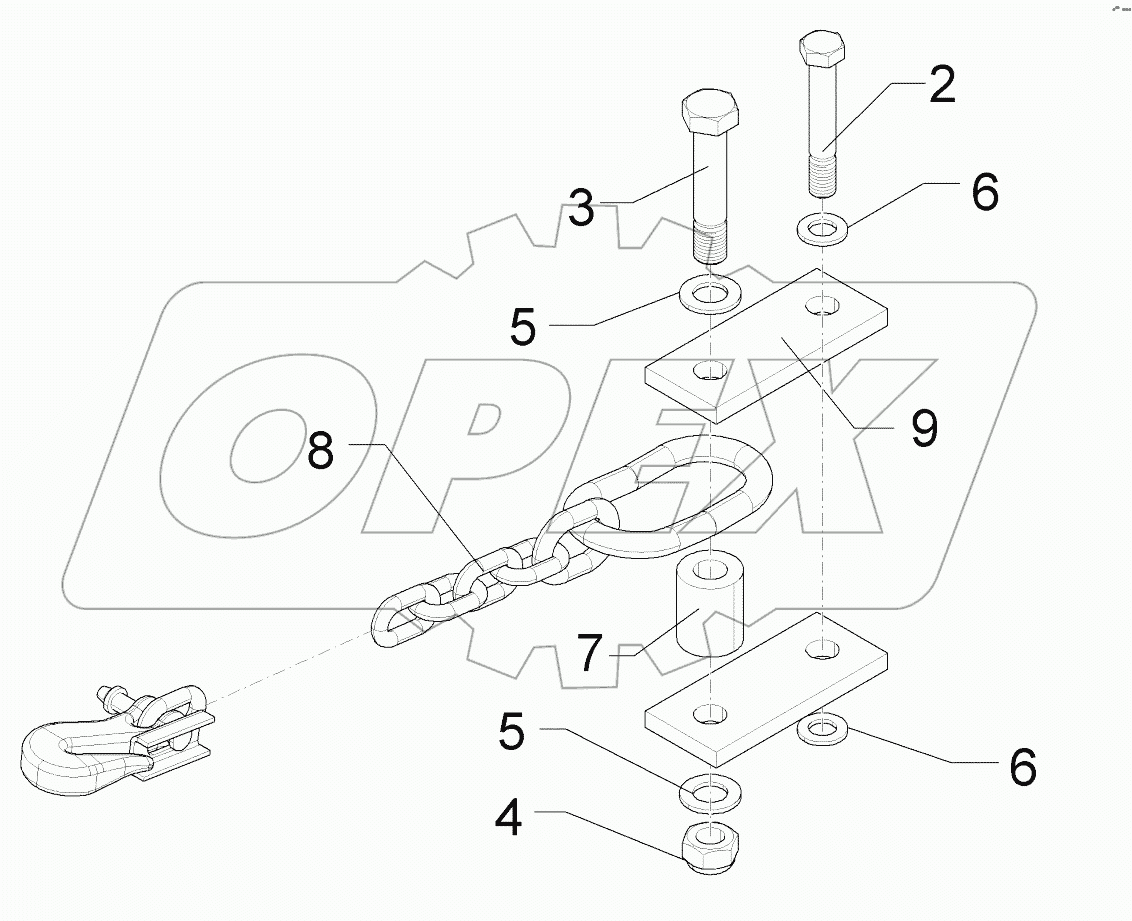  33110031 Safety chain