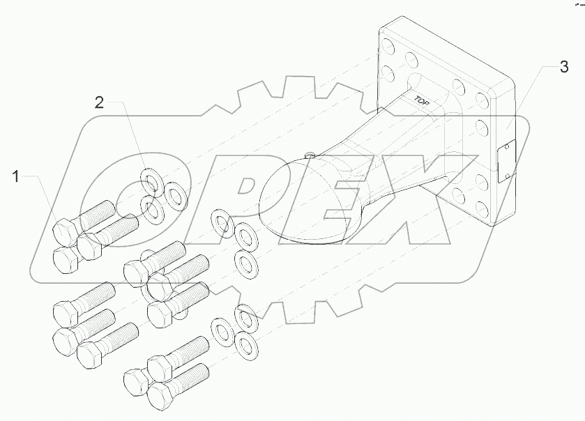  64010094 Ball-shaped coupling