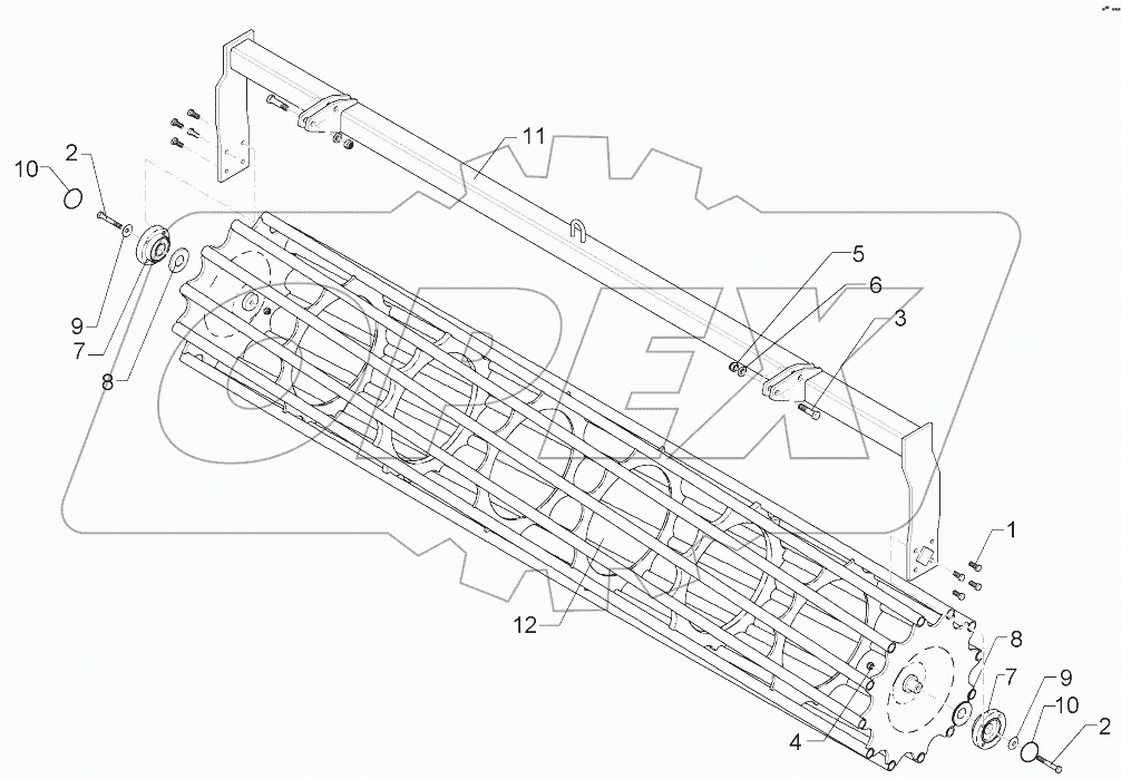 6227261 Tube bar roller
