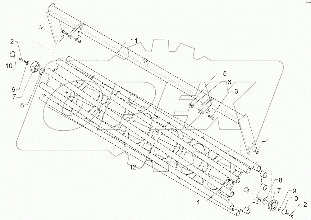  6227277 Tube bar roller