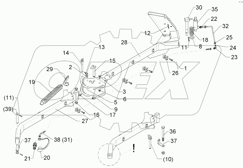 6222659 Attachment arm