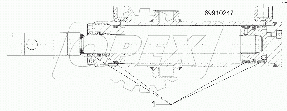 57510525 Hydraulic ram