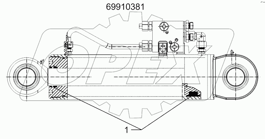 57510812 Hydraulic ram