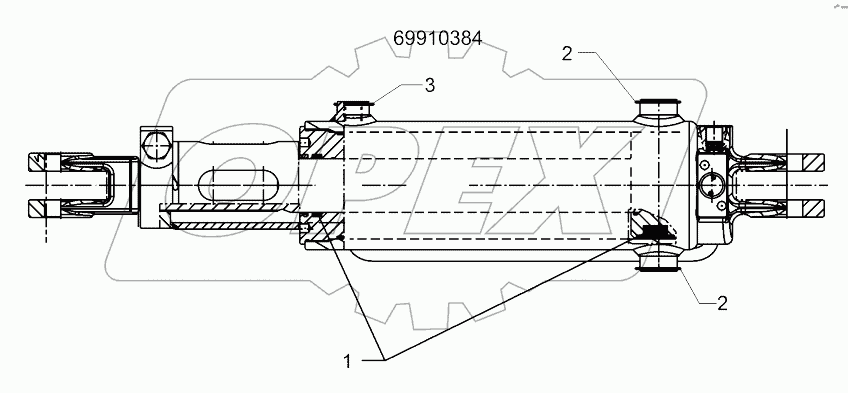 57510816 Hydraulic ram
