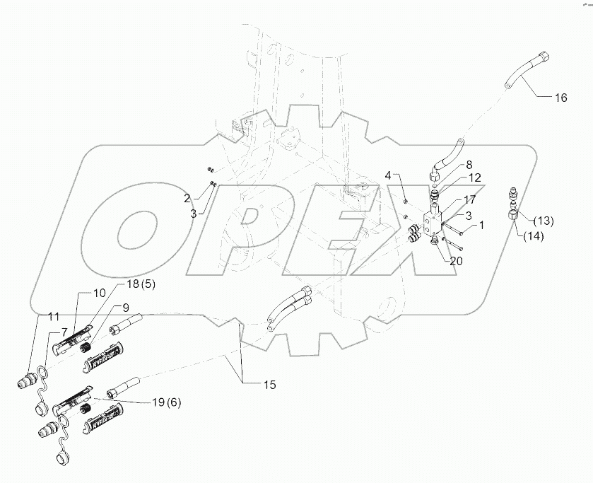 57510960 Hydraulic assembly