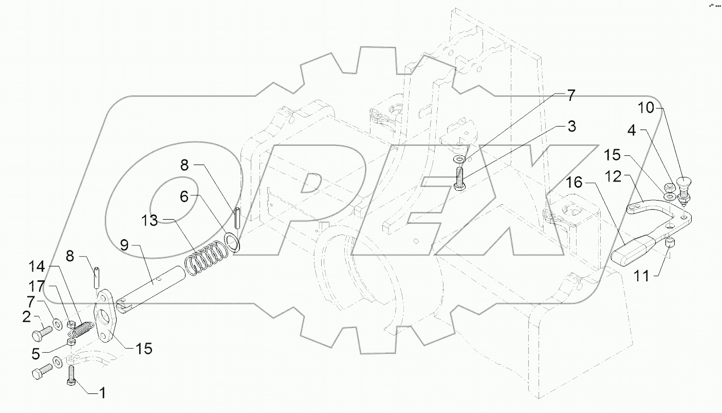 63310016 Locking device