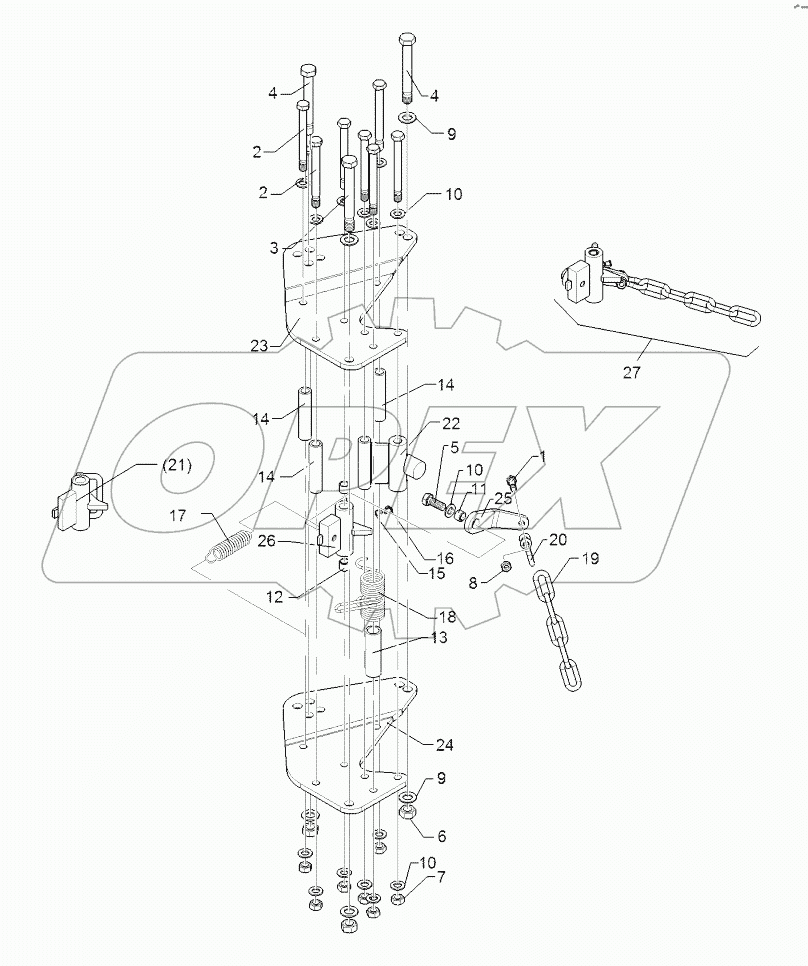 5482653 Wheel bracket