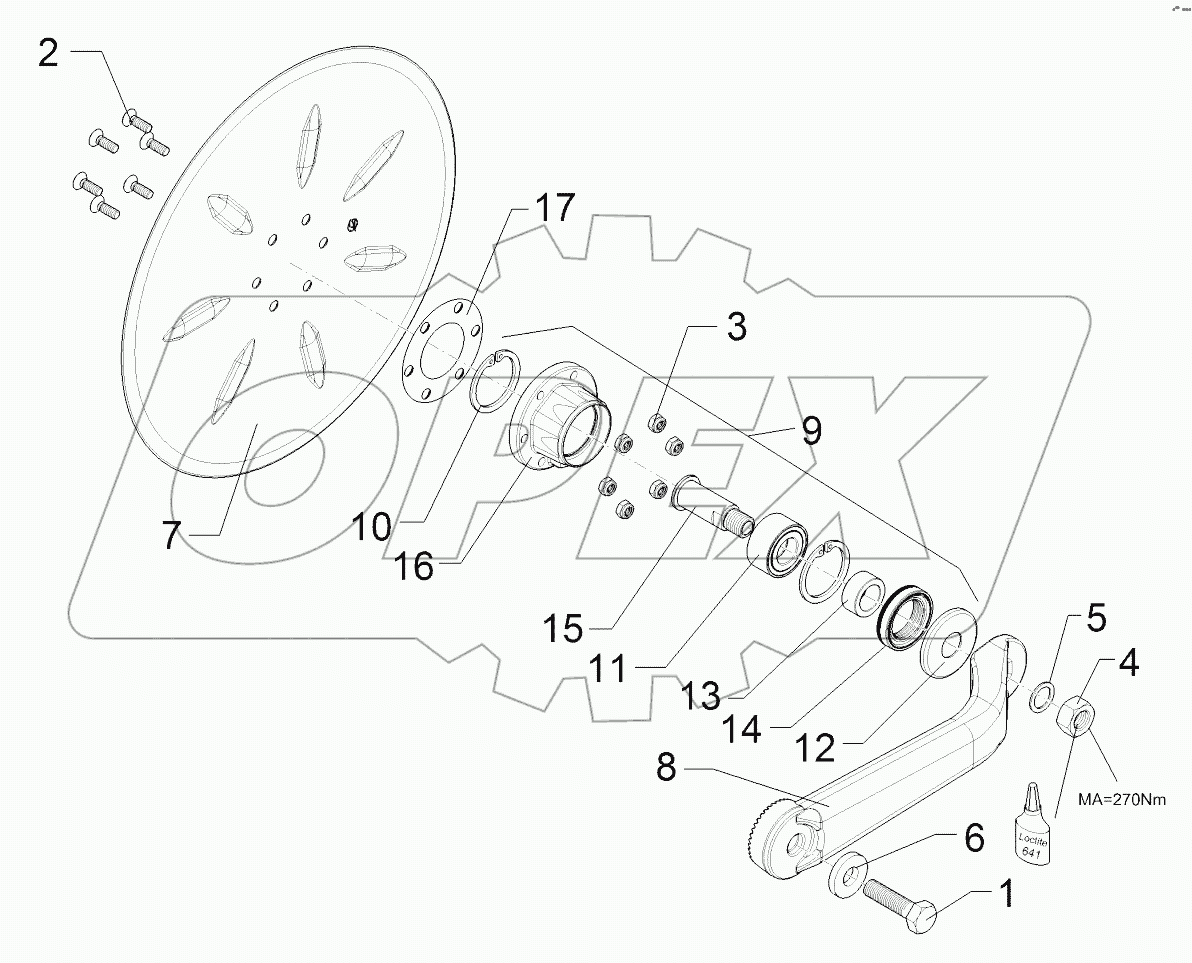 6579362 Swinging arm