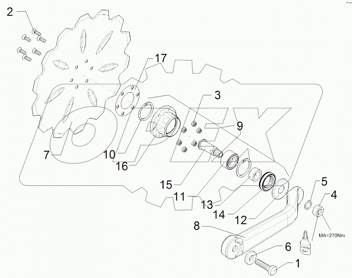 6579363 Swinging arm
