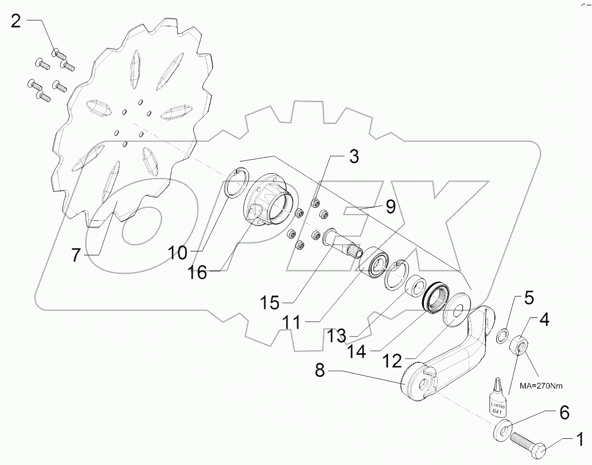 6579371 Swinging arm