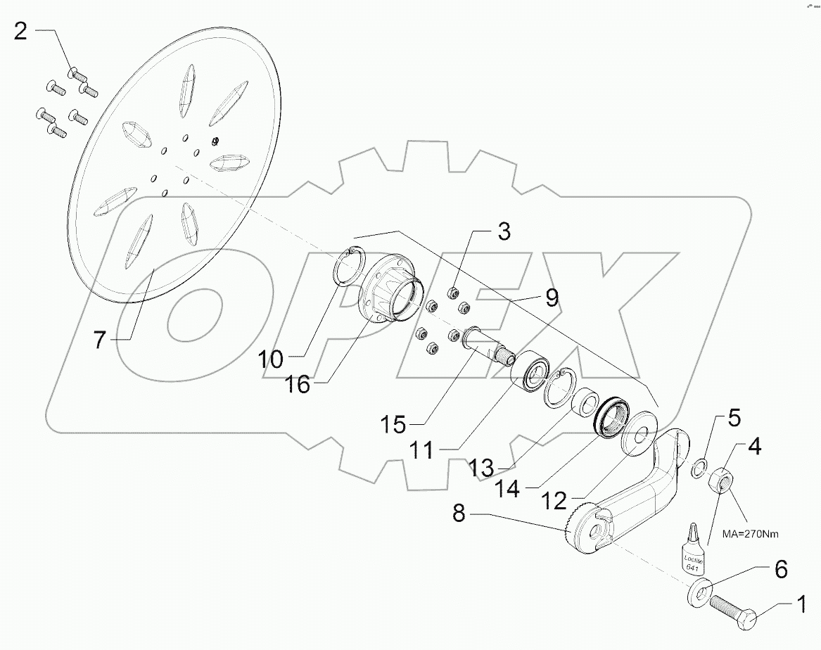 6579372 Swinging arm