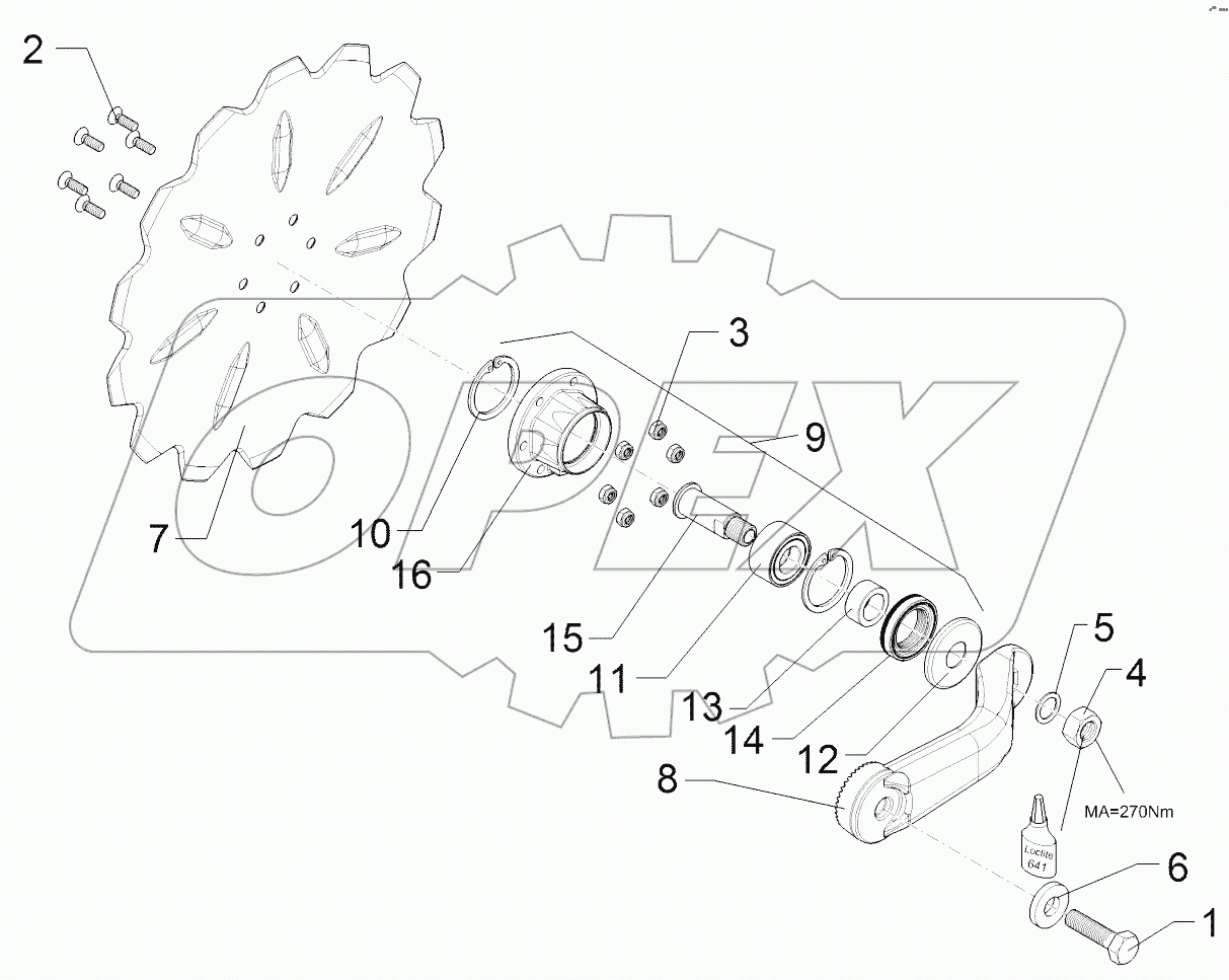 6579373 Swinging arm