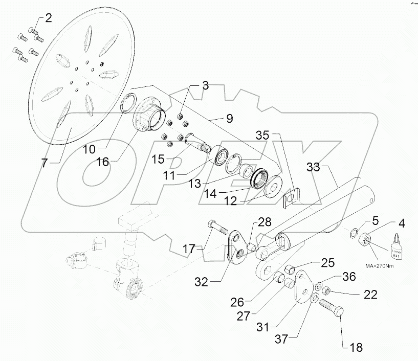 6579394 Swinging arm