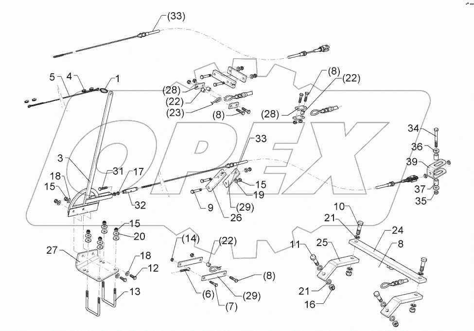  6508661 Parking brake
