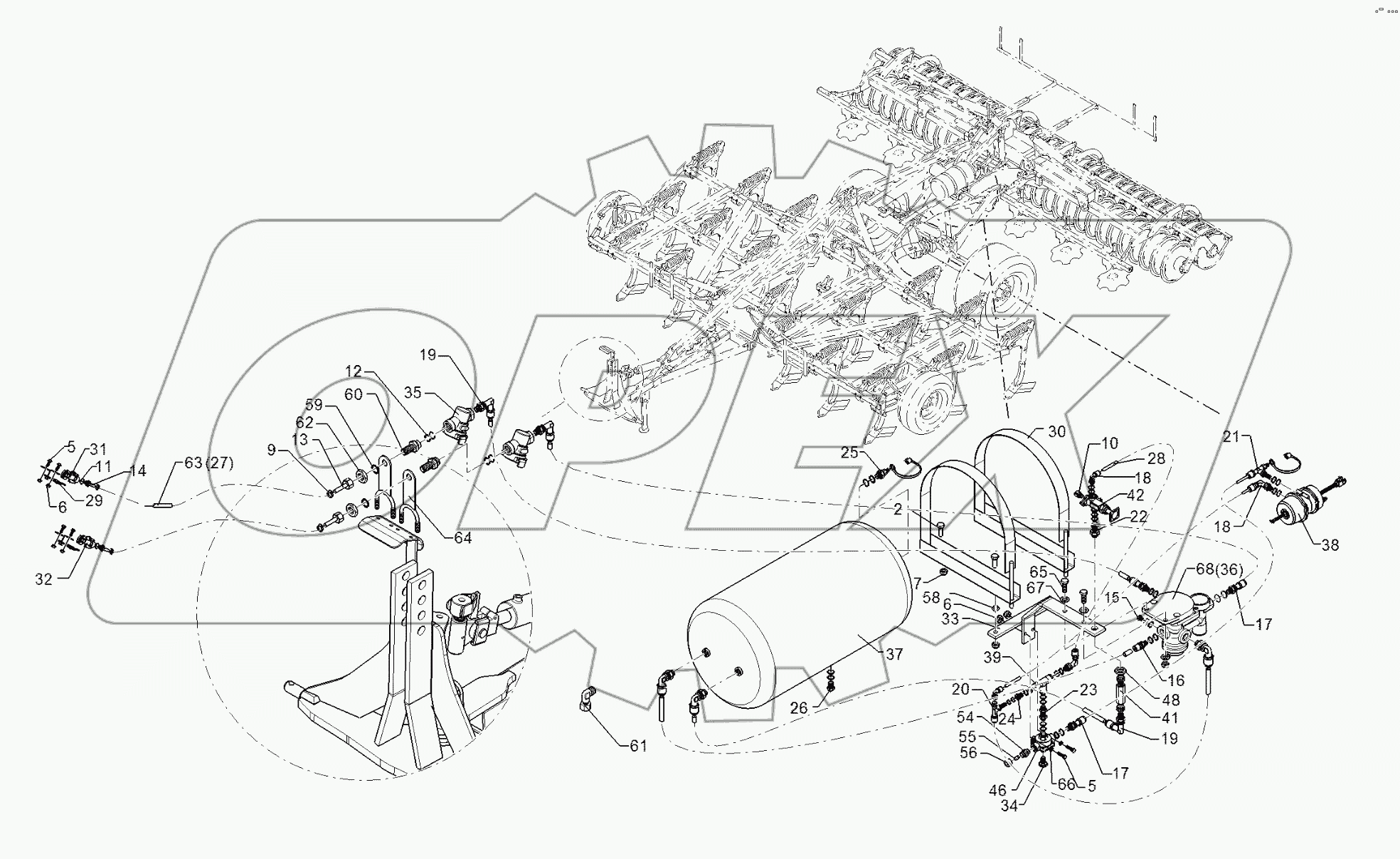 6776078 Compressed-air brake