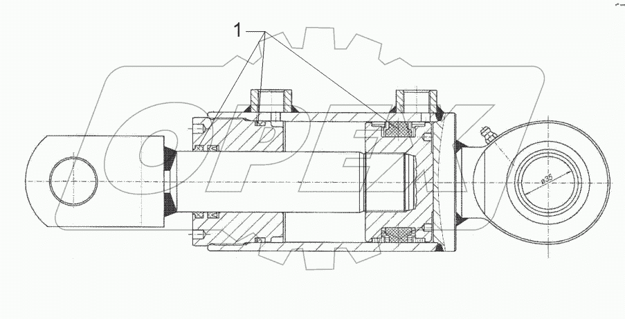  5752550 Hydraulic ram
