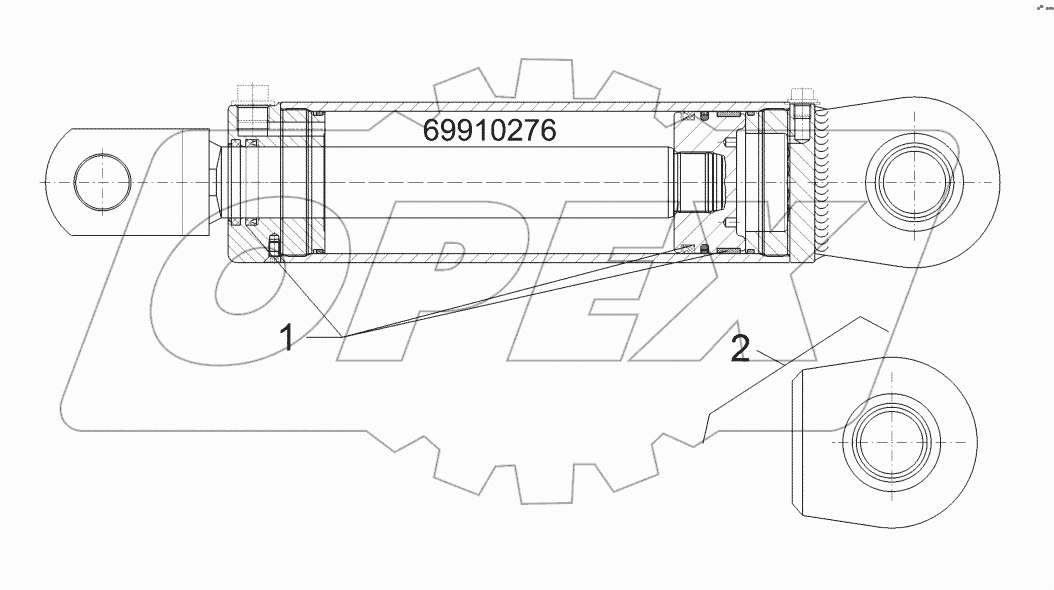 57510582 Hydraulic ram