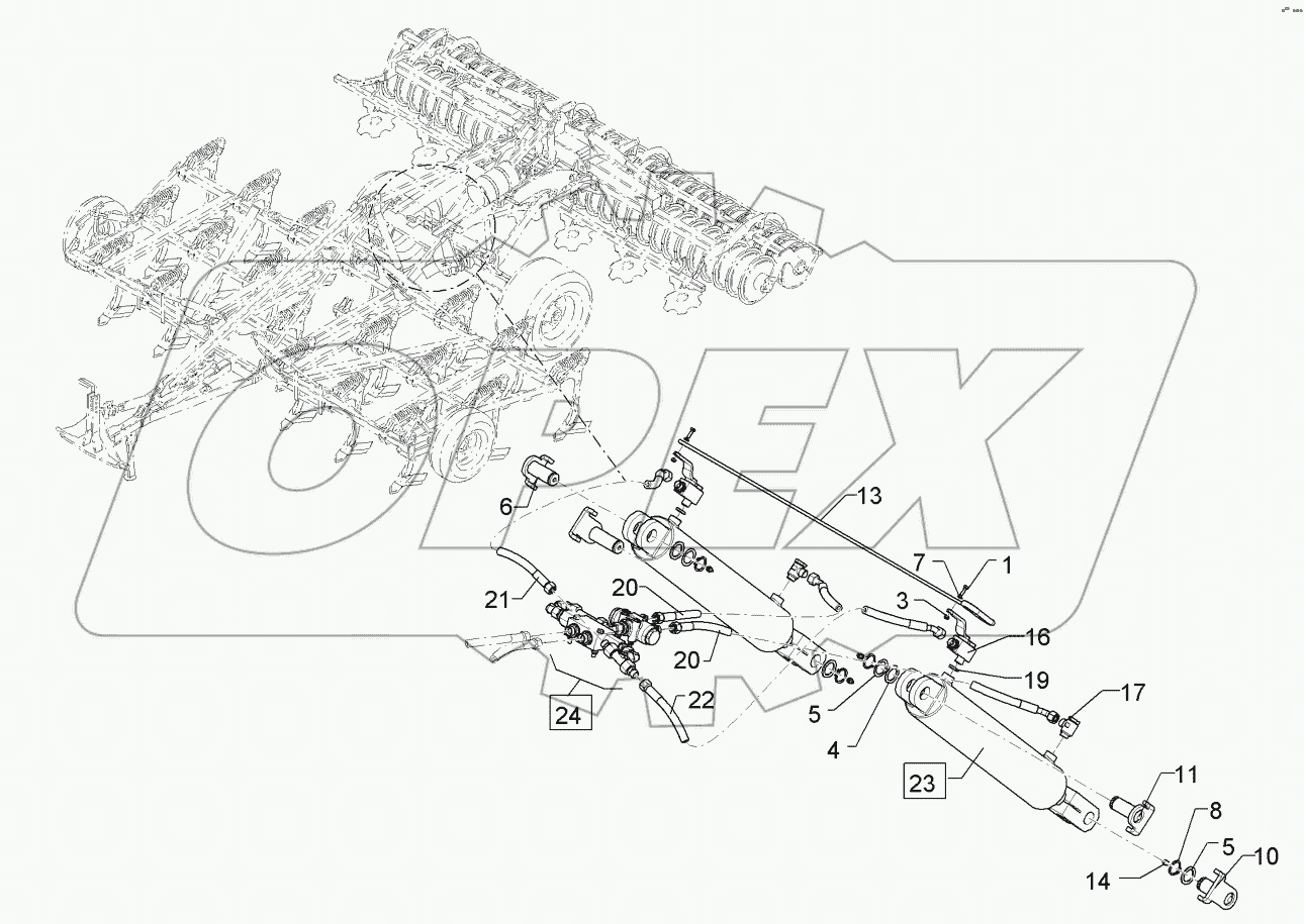  6755823 Hydraulic assembly lifting