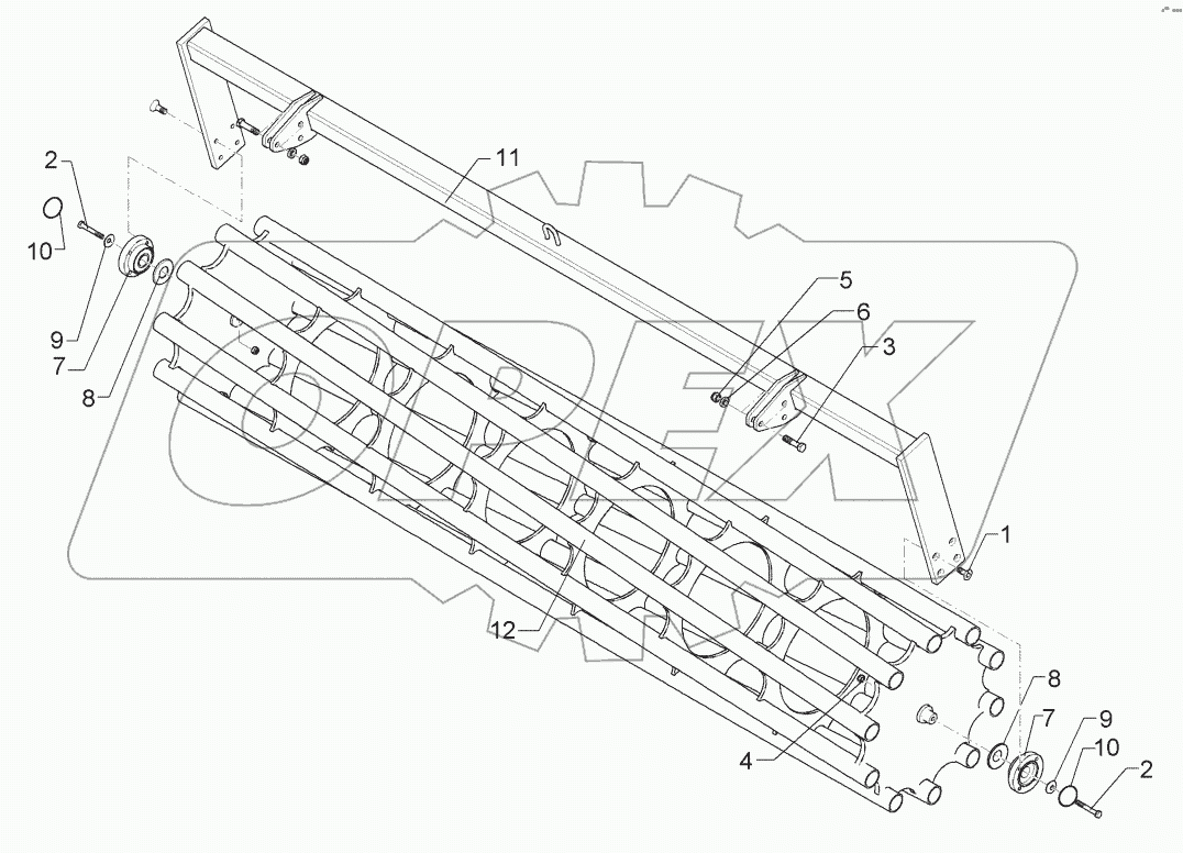 6227277 Tube bar roller
