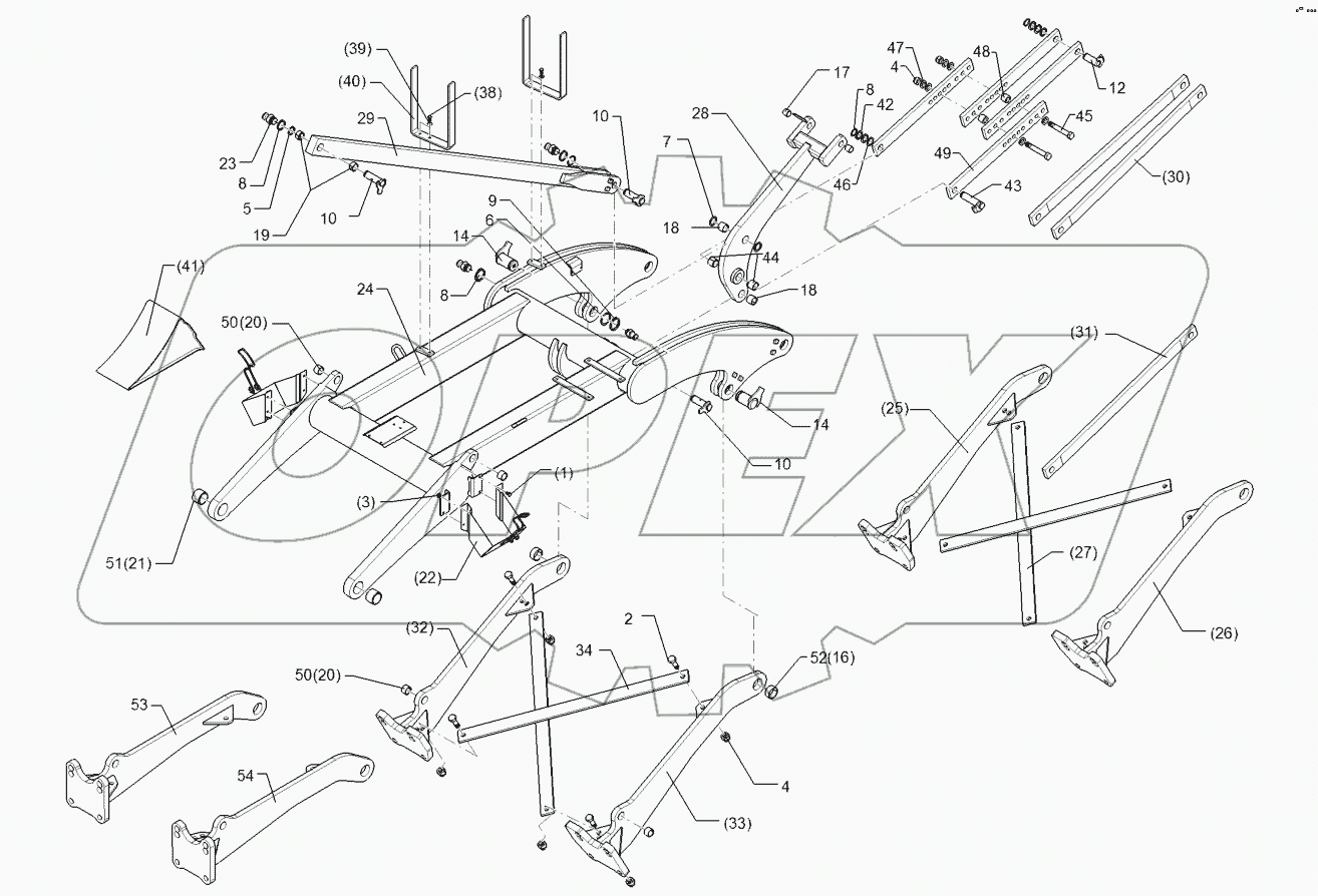  6178541 Supporting frame