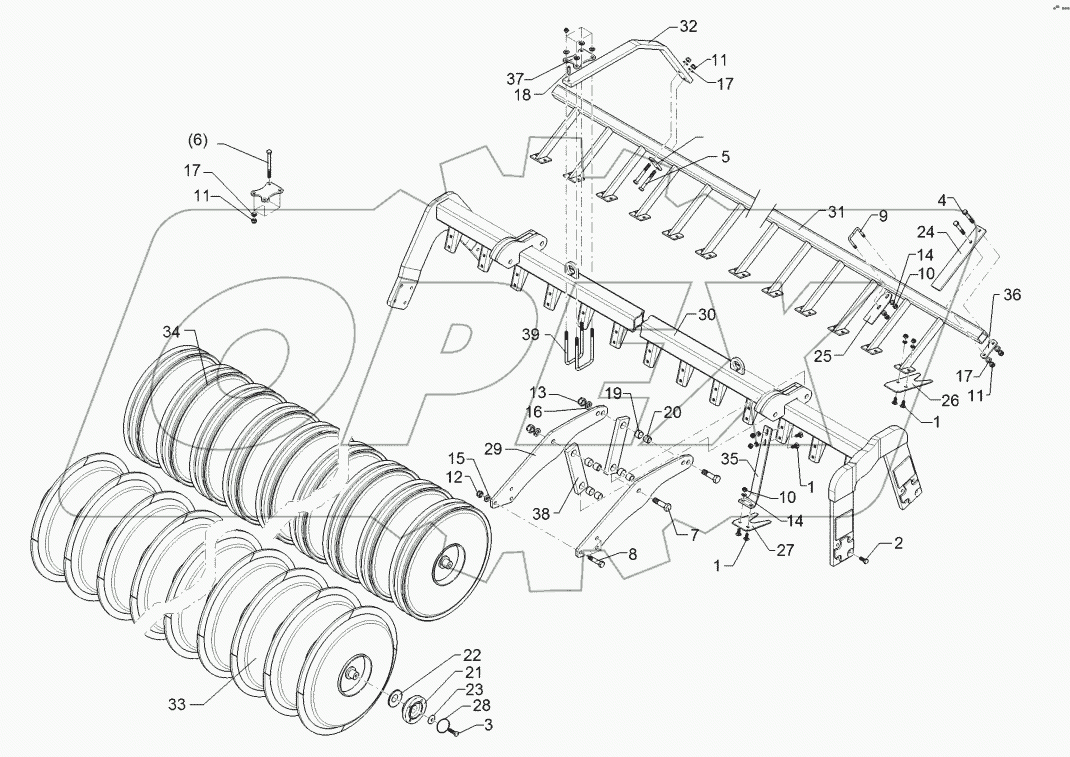  6227564 Packer profile roller