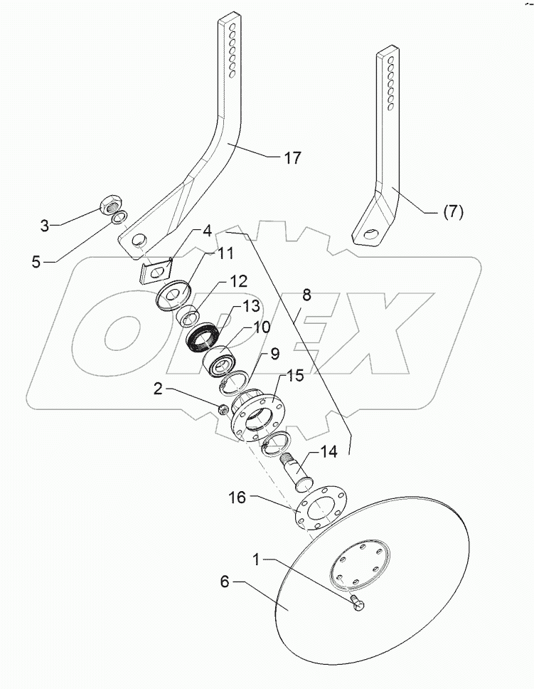  6572484 Concave disc