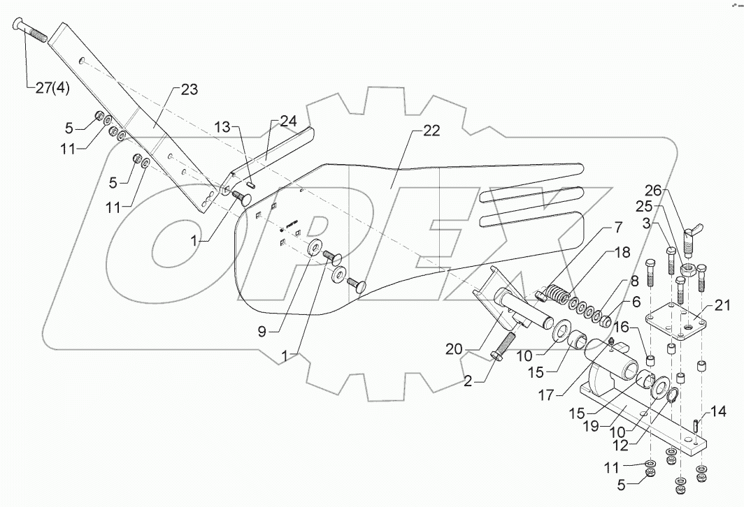  65710014 Side shield