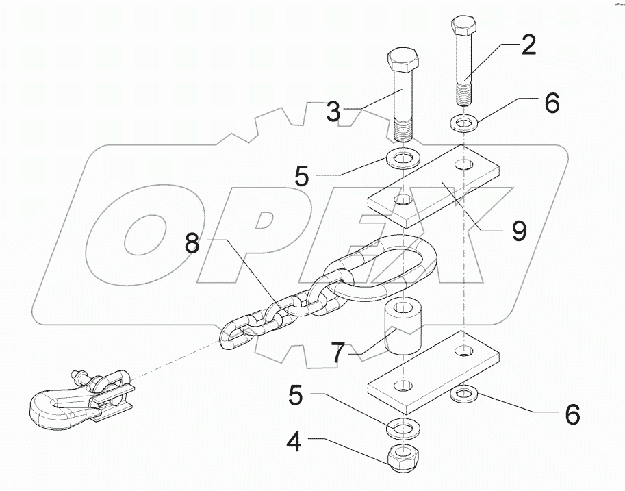  33110031 Safety chain